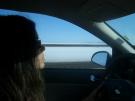 Driving through the Salt Flats