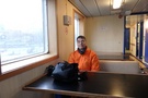 On the ferry